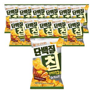 오리온 닥터유 단백질칩 버터구이오징어맛, 60g, 12개