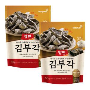 동원 양반 김부각 오리지널 50g 2개 / 찹쌀김부각 김스낵