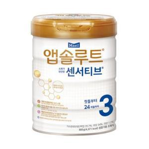 [우리아이]앱솔루트 센서티브 3단계 (12개월~24개월까지)(900g 1캔) (리뉴얼) [분유추천] 매일유업 [출산준