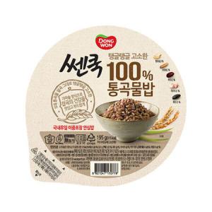 동원 쎈쿡 100% 통곡물밥 195g x 36개 즉석밥 한박스_MC