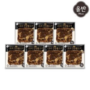 신세계푸드 올반 오리 바짝 불고기 7팩 (간장맛 200g x7팩 )