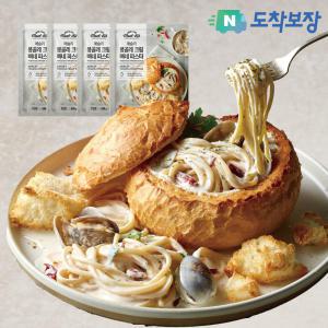 애슐리 립 봉골레 크림 빠네 파스타 1인분 2팩+2팩 냉동 밀키트