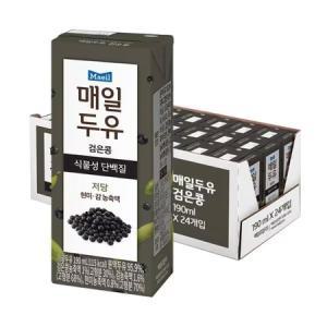 매일유업 매일두유 검은콩 식물성 단백질 190ml x 48팩