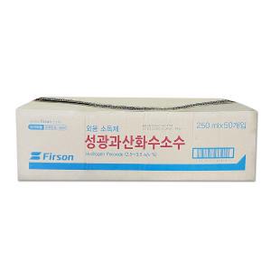 퍼슨 과산화수소수 250ml 50개 살균소독 소독제 소독약 상처 알콜