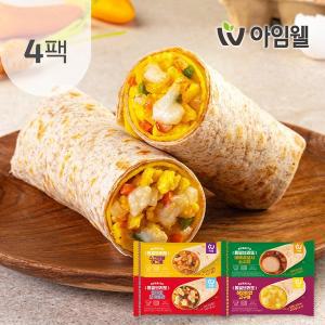 [아임닭] 닭가슴살 통밀브리또 120g 4종 4팩