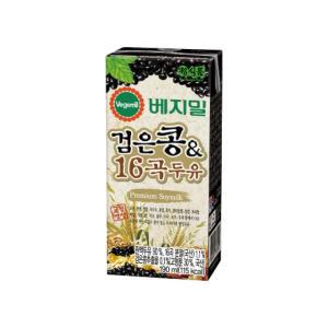 정식품 베지밀 검은콩&16곡 두유 190ml 24팩