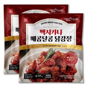 [멕시카나] 매콤달콤 닭강정 500g 2개