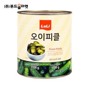 라리 오이피클 슬라이스 3.1kg /물결무늬