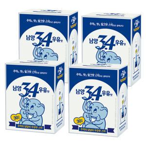 남양유업 3.4우유맛 스틱우유 120T(30Tx4박스)