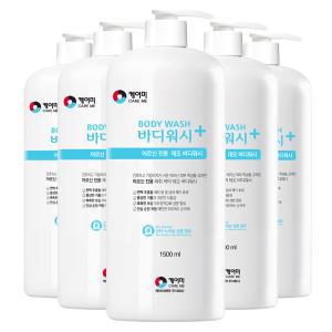 케어미 어르신전용 바디워시 1500ml x 5병 대용량 냄새케어