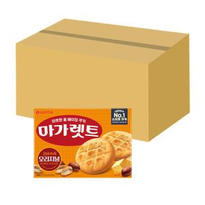 롯데 마가렛트 352g x 8개 (1박스) / 대용량 파이 과자 간식