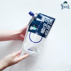 율아트 민화물감 흰색 호분 대용량 500ml 한국화 수채화 원데이 분채 채색 전통 물감