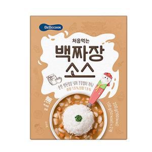 베베쿡 처음먹는 백짜장소스 1개(100g 2입)