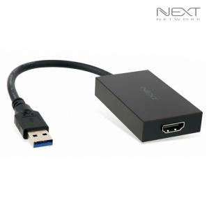 (정품) 이지넷유비쿼터스 USB 3.0 to HDMI 변환 컨버터 NEXT-313DPHU3