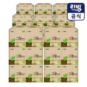 그루 무표백 홈냅킨 120매 6입x8개/화장지/티슈