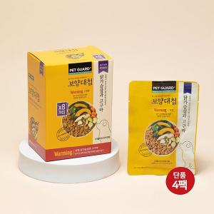 [신세계몰]보양대첩 강아지화식 워밍 닭가슴살과 고구마 50G 4개 + 보양대첩 샘플사료 3개