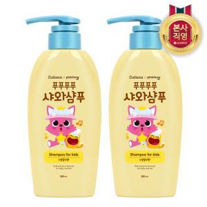 베비언스 핑크퐁 푸푸푸푸 샤와샴푸 380ml (자몽릴리향) x 2개