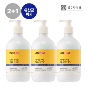 락토덤 피부에 유익한 생보습 워시 500ml 3개