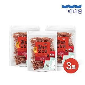 [바다원]바다원 칼맞은 오징어 (15~21미) 250g x 3봉  와사비마요 요즘핫한소스 추가구성