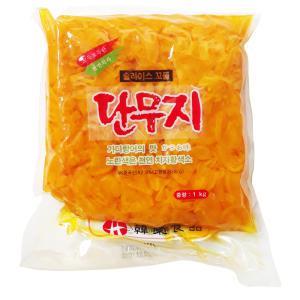 한영식품 한영 꼬들 압축 S 슬라이스 단무지 1Kg 이강산닷컴