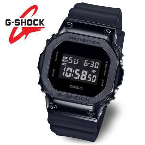 [지샥][지샥 정품] G-SHOCK 오리진 스퀘어 GM-5600UB-1DR 메탈 베젤 올블랙 방수 전자 군인시계