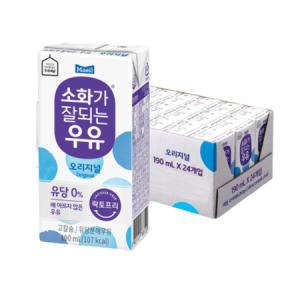 매일 소화가 잘되는 우유, 190ml, 24개 (오리지널)