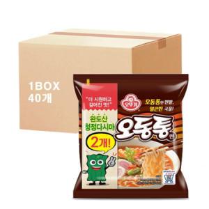 오뚜기 오동통면 120g x 40개 멀티 봉지라면 한박스_MC