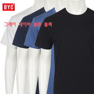 BYC30수면100%남녀공용반팔라운드티셔츠1종BOT8151/50