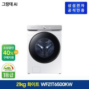 삼성 그랑데 세탁기 AI 21kg (WF21T6500KW)