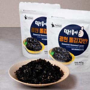 [율리나컴퍼니] 딱좋아 광천 돌김자반 40g x 10봉_MC