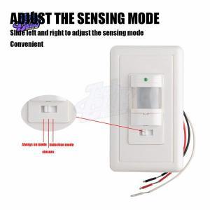 인체감지센서PIR 모션  스위치 AC 110V-240V 오목한 적외선 스마트  벽 전원 공급 장치 액세서리