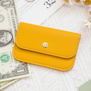 르콤마 소프트 미니 카드 지갑 비건레더 각인가능 선물용 card wallet