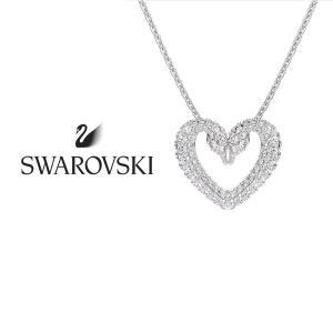 스와로브스키 SWAROVSKI 주얼리 Una 하트 스완 파베 목걸이 5625533