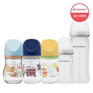 더블하트 마이프레셔스 유리젖병 160ml / 240ml (노꼭지)+레스랩 섬유세제 50ml외 상품 모음전