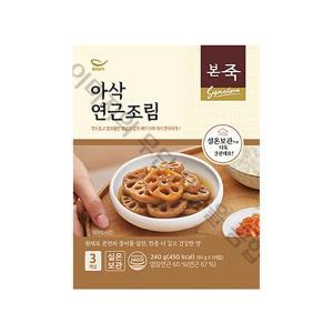 본죽 아삭 연근조림 80g x 10개