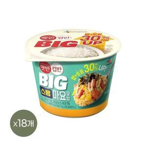 [CJ제일제당]햇반 컵반 BIG 스팸마요덮밥 307g x18개