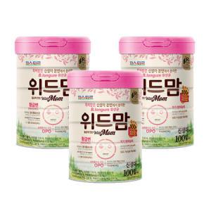 파스퇴르 업그레이드 위드맘 제왕 분유 100일 750g x 3캔