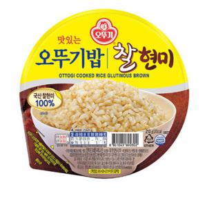 [기타]오뚜기 맛있는 즉석밥 찰현미 210g 24입