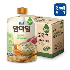 맘마밀 녹황야채소고기 100g 10팩