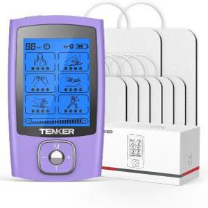 TENKER TENS 단위 근육 자극기 24가지 모드 EMS 기계