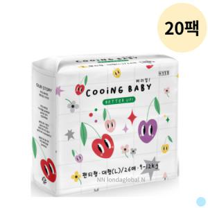 쿠잉 베러업 팬티형 아기 기저귀 대형 26p 20팩_MC