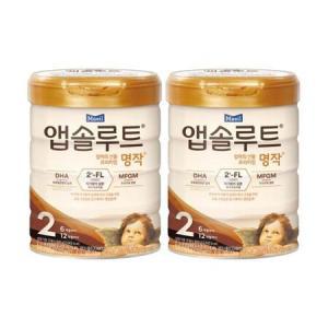 앱솔루트 명작 2FL 분유 2단계 800g 2개