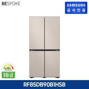 삼성 2024 비스포크 냉장고 4도어 RF85DB90B1HSB (사틴베이지)