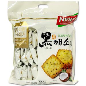 흑깨소미 곡물 과자 비스켓 560g