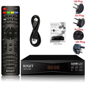 Koqit DVB2IP TV 스틱 캐스트 위성 수신기 DVB-S2 HEVC 인터넷 디코더 파인더 라이브 미러 스크린 Biss VU