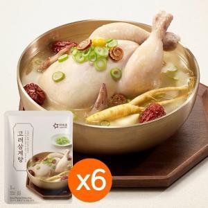 [기타][아워홈] 고려삼계탕 800g(실온) x 6팩