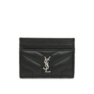 [중고명품] 생로랑 루루 모노그램 카드지갑 YSL 블랙 카드홀더 5