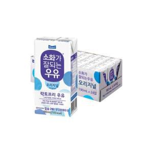 매일 소화가 잘되는 멸균우유 190ml 24팩