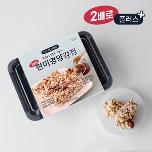 플러스 조청 현미 영양 강정 만들기 두배 대용량 간단 쌀 디저트 KIT