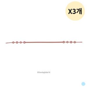 퍼기 쪽쪽이 노리개 클립 멀티 스트랩 롱 로즈 X3개